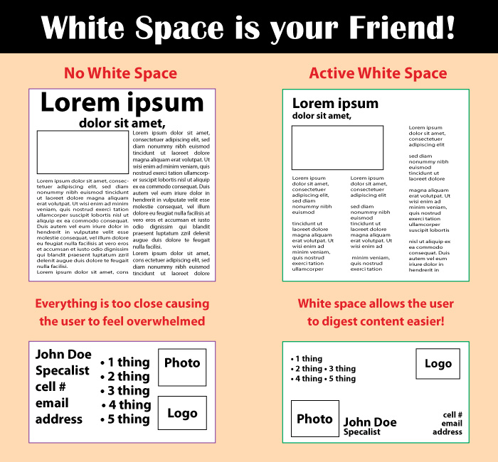 Using White Space