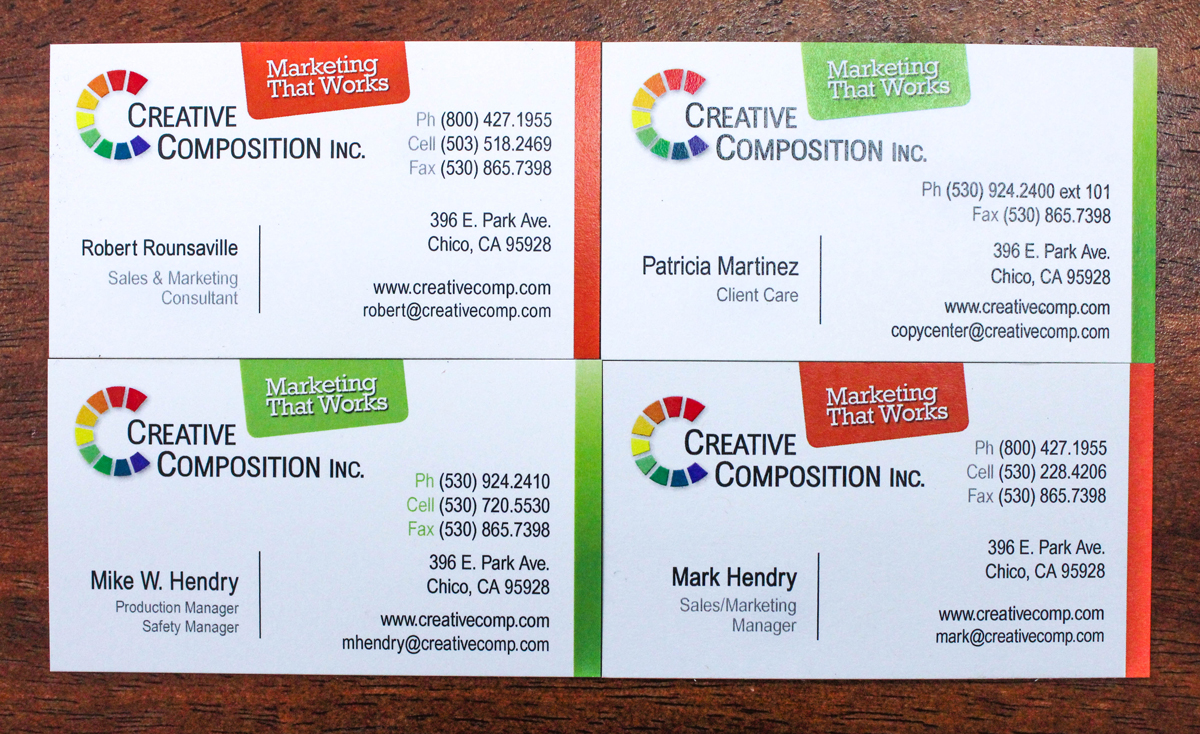 Business Cards Creative Comp