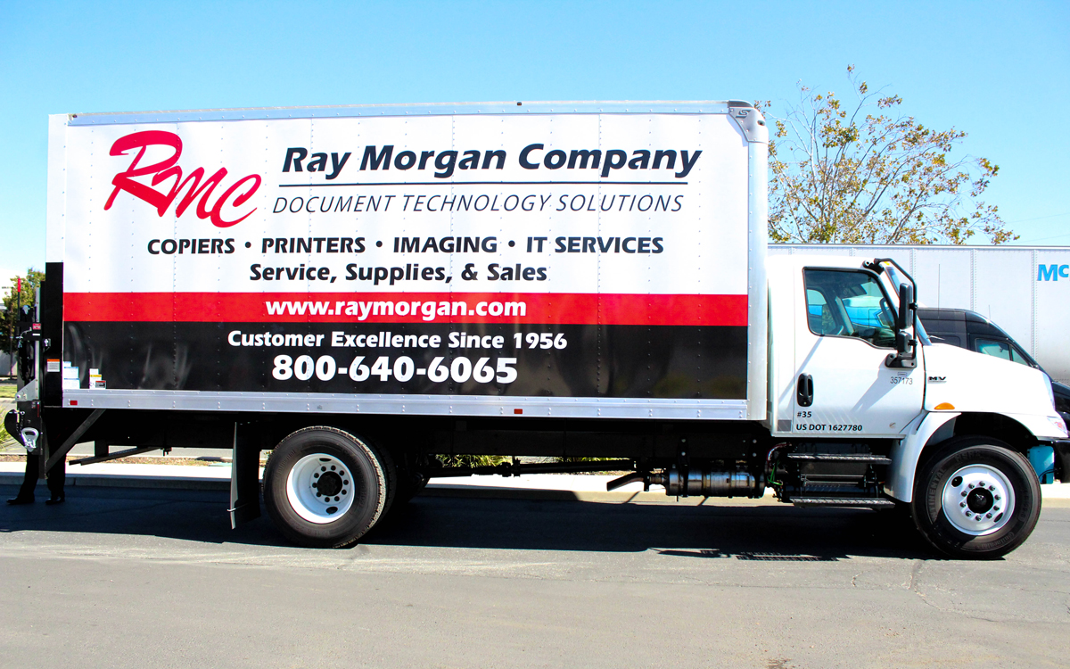 Ray Morgan Vehicle Wrap